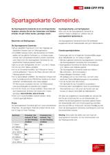 Factsheet Spartageskarte Gemeinde